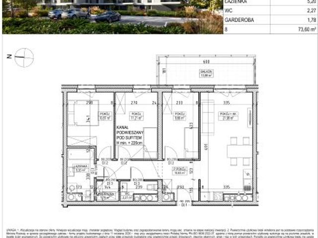 Mieszkanie 73,6m²