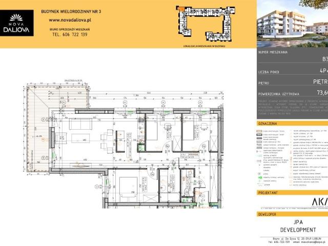 Mieszkanie 73,6m²