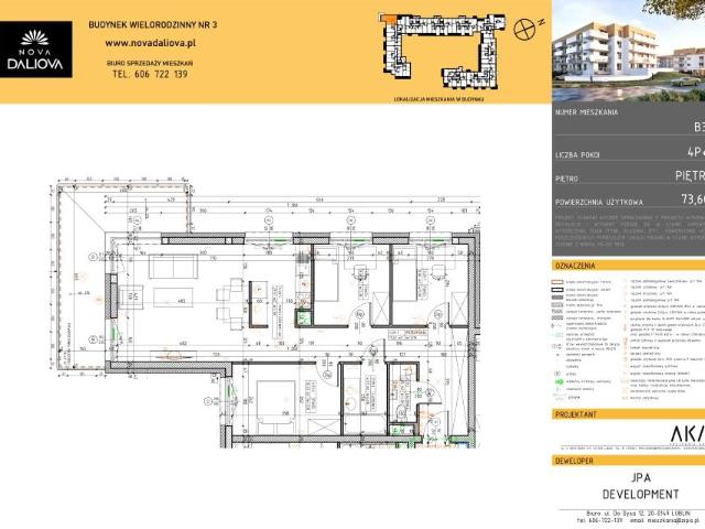 Mieszkanie 73,6m²