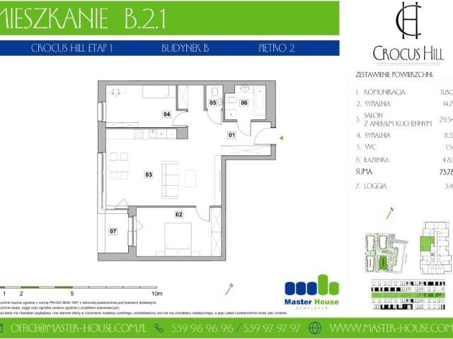 Mieszkanie 73,8m²