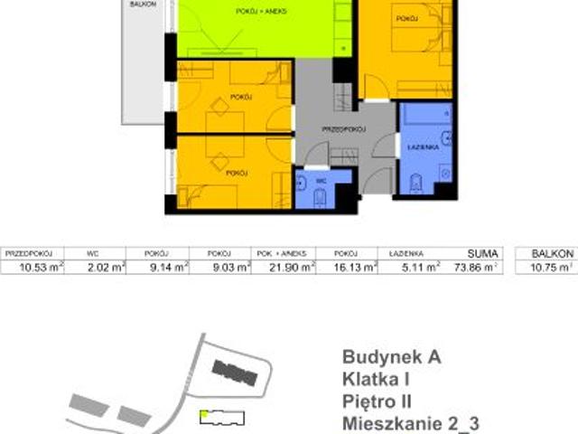 Mieszkanie 73,9m²