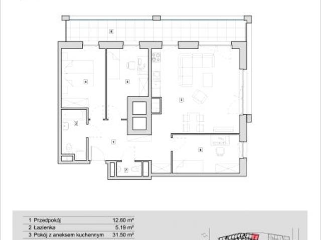 Mieszkanie 84,7m²