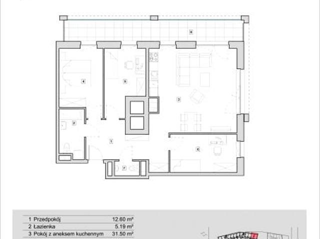 Mieszkanie 84,7m²
