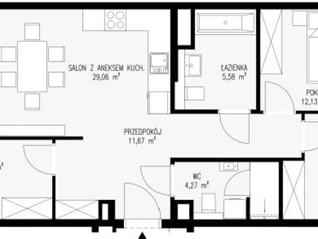 Mieszkanie 84m²