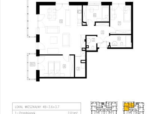 Mieszkanie 85,4m²
