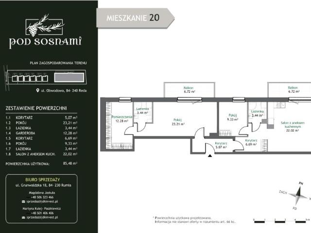 Mieszkanie 85,5m²
