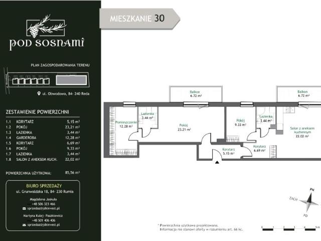 Mieszkanie 85,6m²