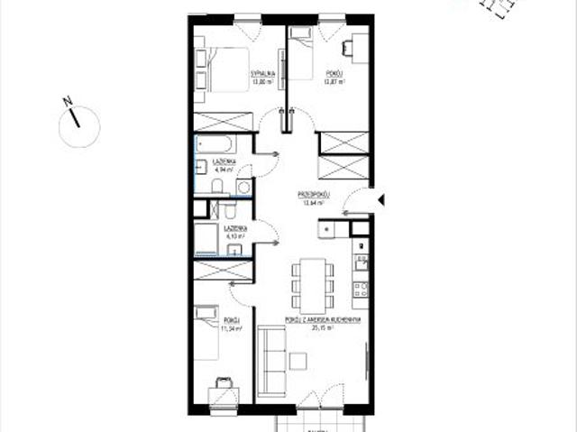 Mieszkanie 85m²