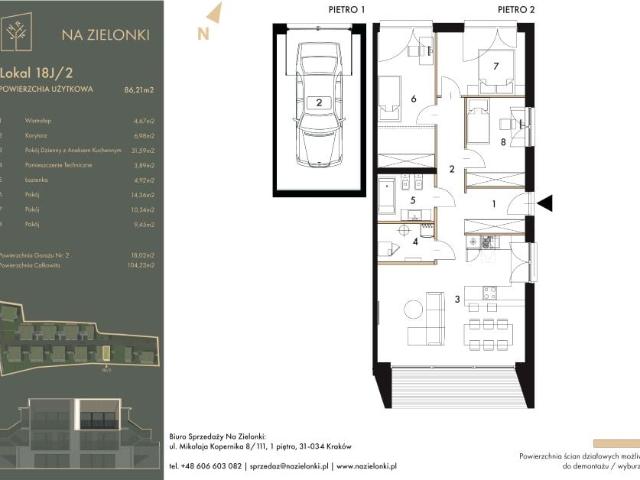Mieszkanie 86,2m²
