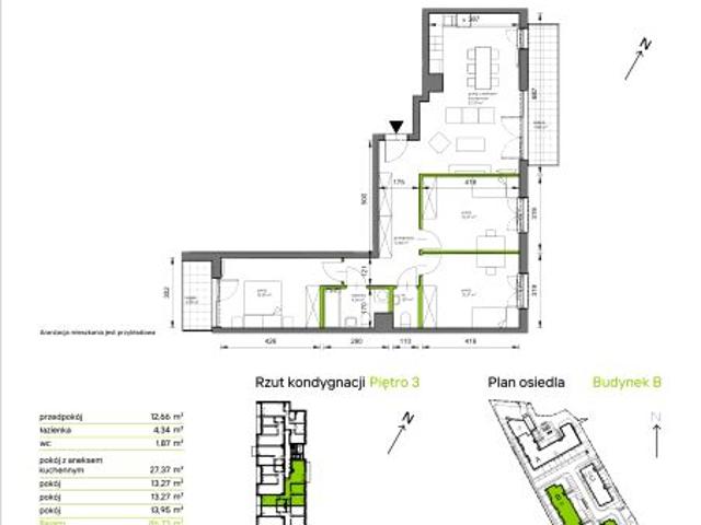 Mieszkanie 86,6m²