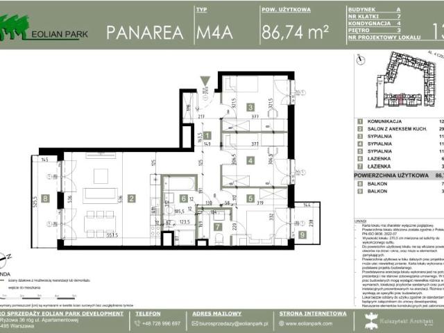 Mieszkanie 86,7m²