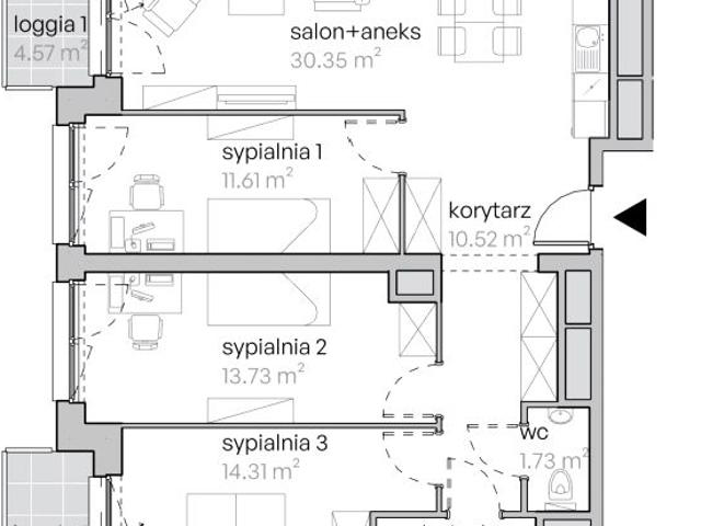 Mieszkanie 85,6m²