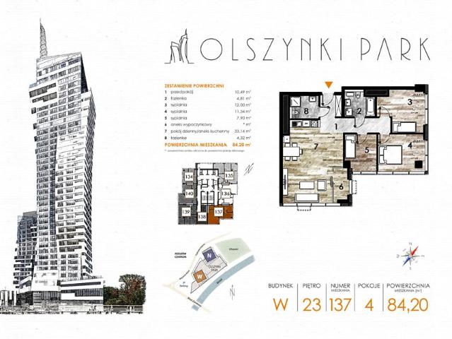Mieszkanie 86,8m²