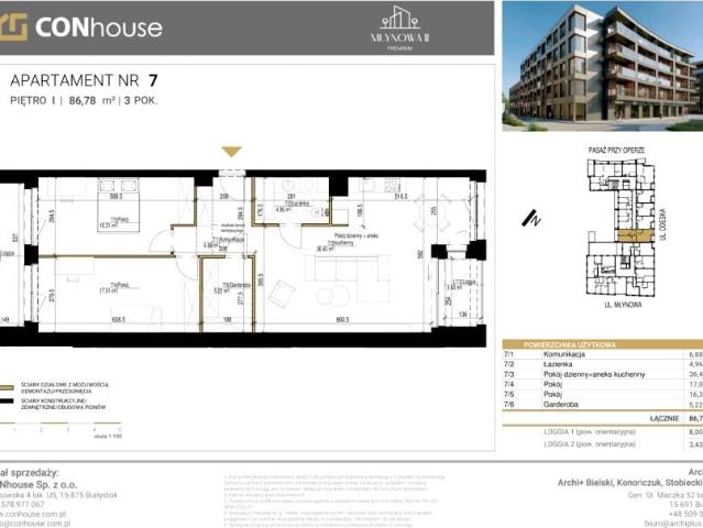 Mieszkanie 86,8m²