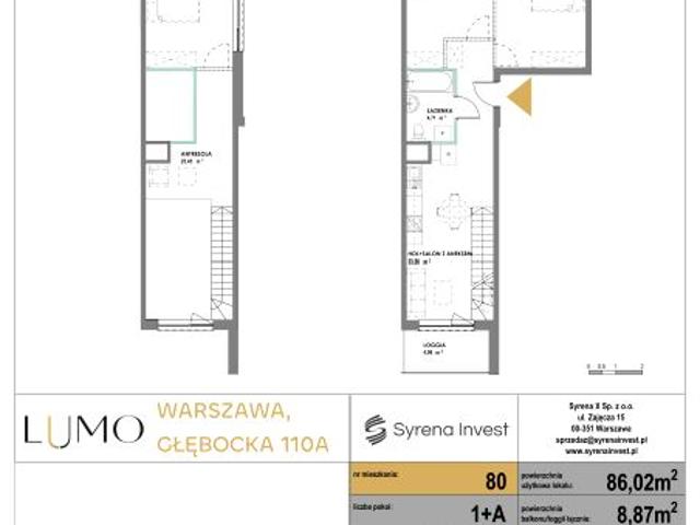 Mieszkanie 86m²