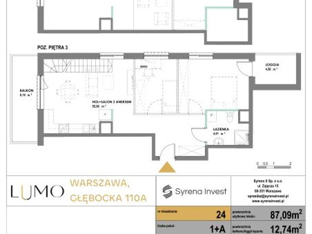 Mieszkanie 87,1m²