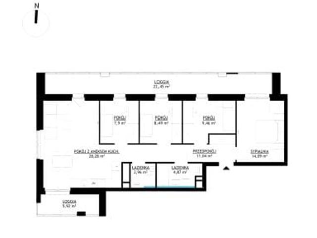Mieszkanie 87,1m²