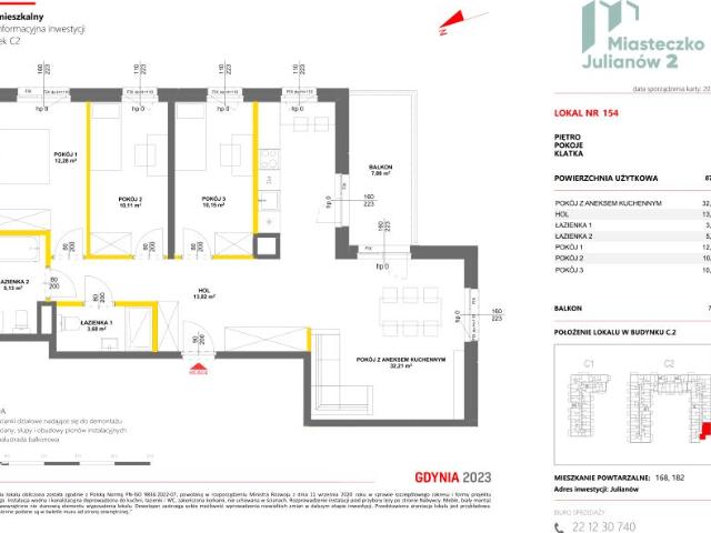 Mieszkanie 87,4m²