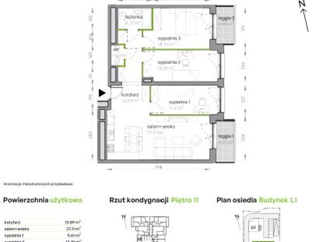 Mieszkanie 86,4m²