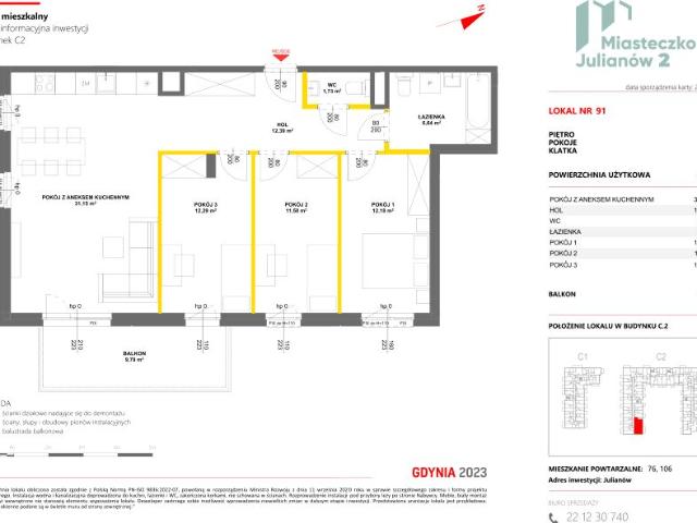 Mieszkanie 87,9m²