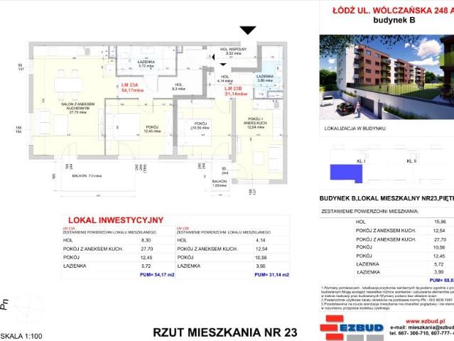 Mieszkanie 88,8m²