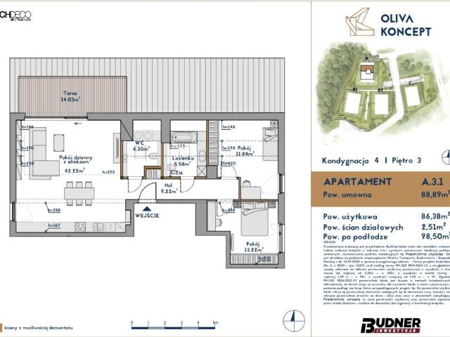 Mieszkanie 86,4m²