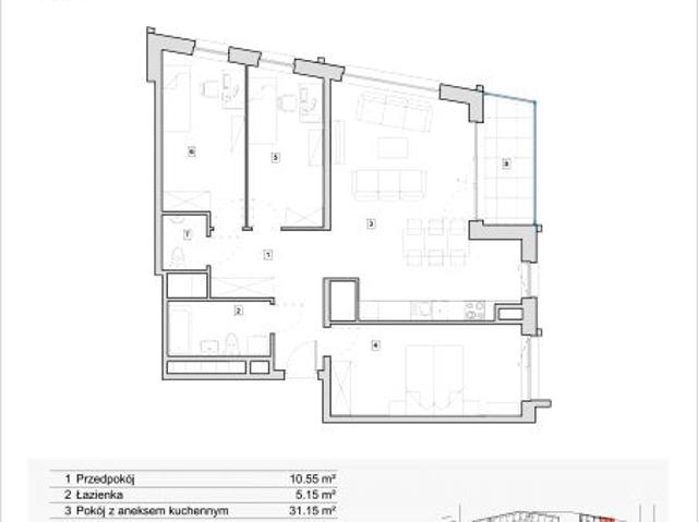 Mieszkanie 88m²