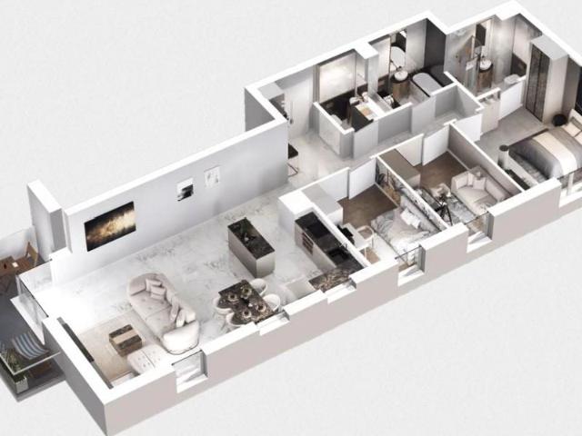 Mieszkanie 89,90 m², Warszawa