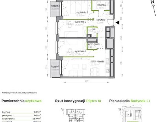 Mieszkanie 79m²