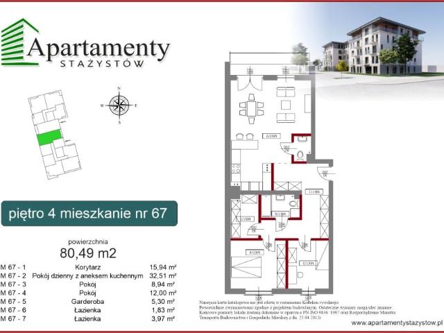 Mieszkanie 80,5m²