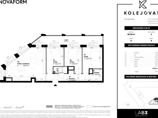 Mieszkanie 80,6m²
