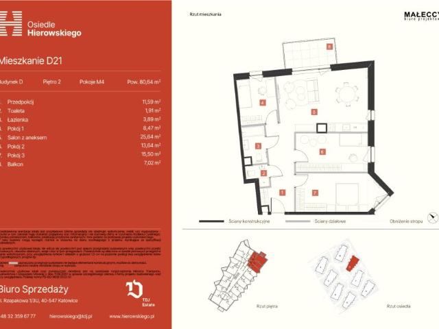 Mieszkanie 80,6m²