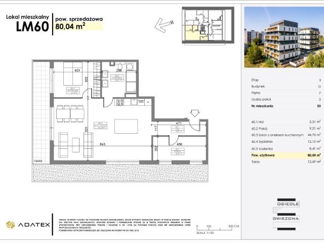 Mieszkanie 80m²