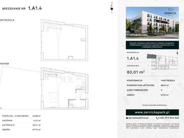 Mieszkanie 80m²