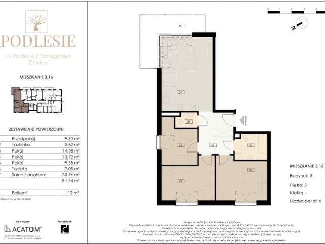 Mieszkanie 81,1m²