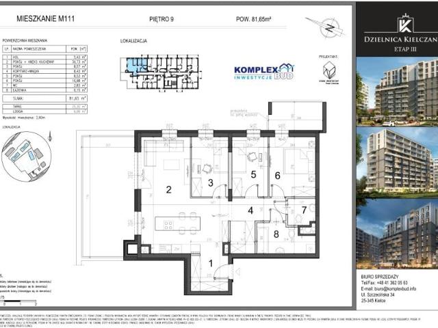 Mieszkanie 81,7m²
