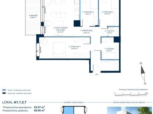 Mieszkanie 81m²