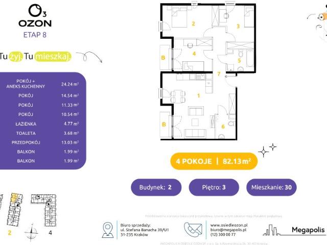 Mieszkanie 82,1m²