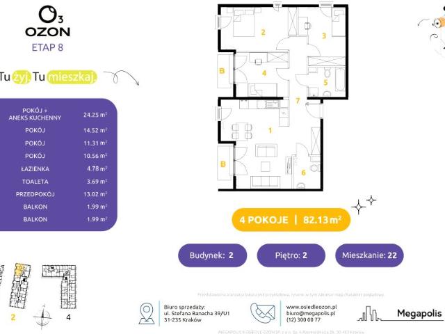 Mieszkanie 82,1m²
