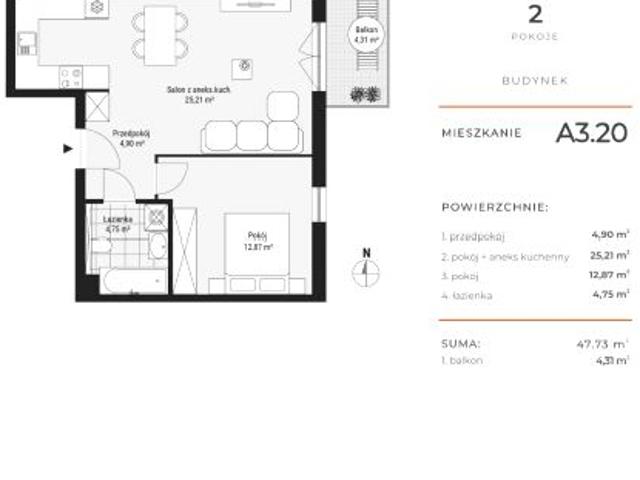 Mieszkanie 82,2m²