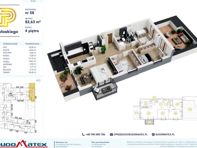 Mieszkanie 82,6m²