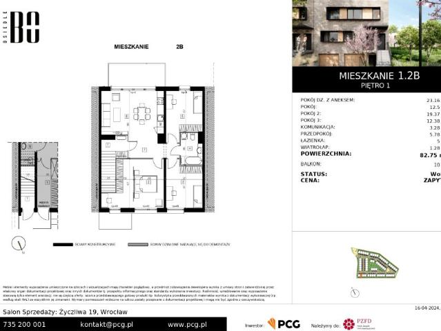 Mieszkanie 82,6m²