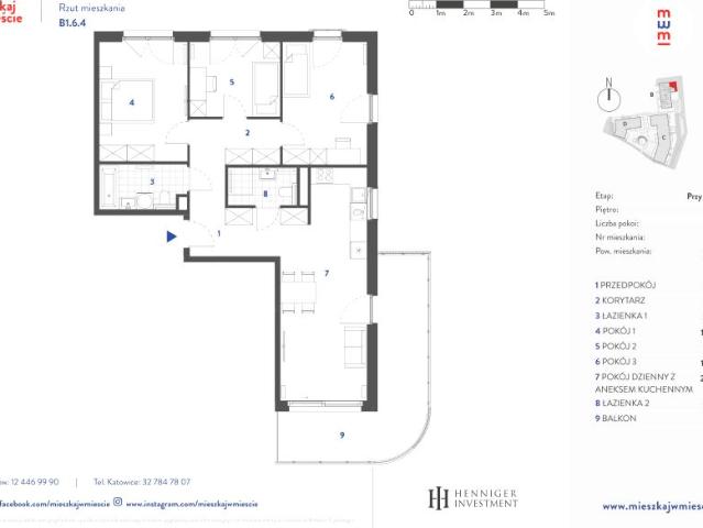 Mieszkanie 82,8m²