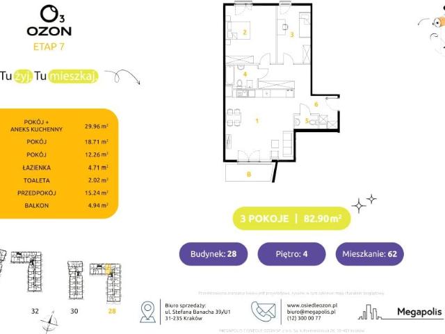 Mieszkanie 82,9m²