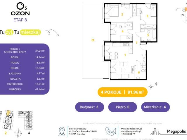 Mieszkanie 82m²