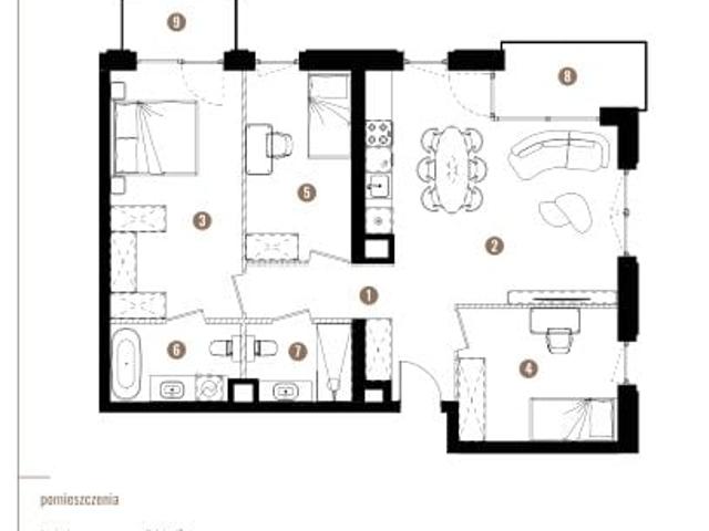 Mieszkanie 82m²