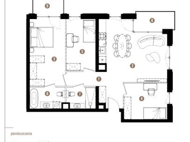 Mieszkanie 82m²