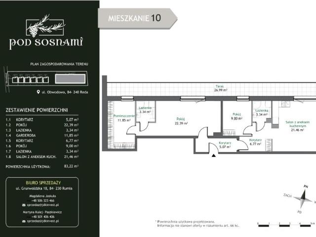 Mieszkanie 83,2m²