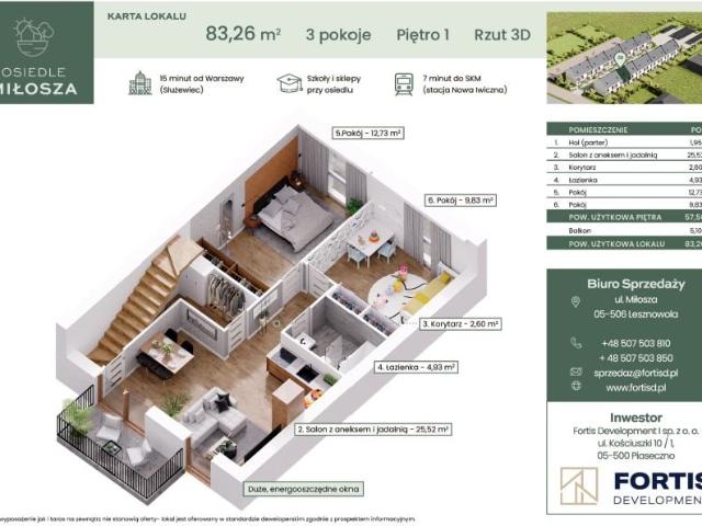 Mieszkanie 83,3m²