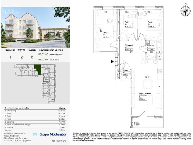 Mieszkanie 83,4m²